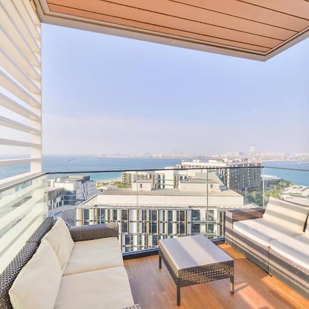 דובאי Posh 2 Bedroom Oceanfront Apt In The Heart Of Bluewaters Island מראה חיצוני תמונה