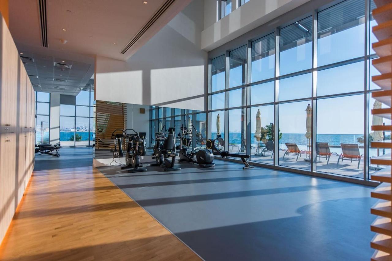 דובאי Posh 2 Bedroom Oceanfront Apt In The Heart Of Bluewaters Island מראה חיצוני תמונה